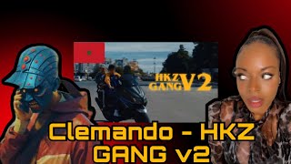 Clemando  HKZ GANG v2 Official Music Video Prod by Teaslax  2023 Reaction 🇲🇦🇬🇧🥰 [upl. by Donnamarie]