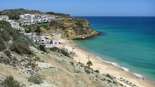 Praia Burgau Vila do Bispo Algarve Portugal HD [upl. by Dorcea]