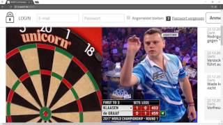 Darts WM 2017 Klaasen vs De Graaf [upl. by Sila]