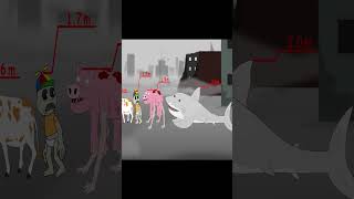 SIZE COMPARISON OF ALL ZOOCHOSIS amp ZOONOMALY MONSTERS 1 part Cartoon Animation shorts [upl. by Bergh102]