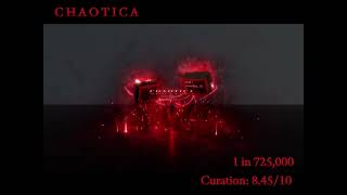 Sol’s RNG Whitelisted Aura Era 9 CHAOTICA and DEFECT [upl. by Bevan]