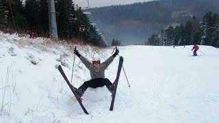 Skiing  Narty Chełm Myślenice [upl. by Ramat399]