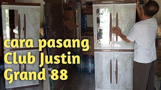 cara merakit lemari plastik Club Justin Grand Printing seri 88 [upl. by Iiette539]