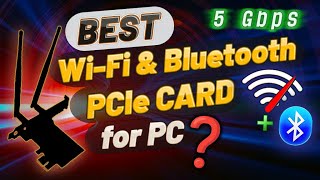 Best WiFi 6 and Bluetooth card for Gaming PC [upl. by Sandie750]