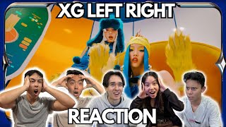 XG  LEFT RIGHT Official Music Video REACTION [upl. by Ohcamac]