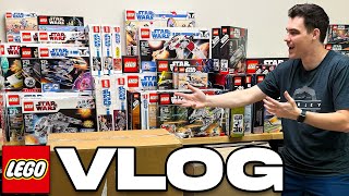 Putting Every LEGO Star Wars Set In Order MandR Vlog [upl. by Elleral]