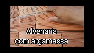 Alvenaria com argamassa [upl. by Joses]