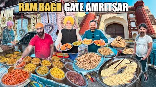 Amritsar Food amp Market Tour  Amritsar Street Food  Ram Bagh Gate Amritsar [upl. by Koressa]