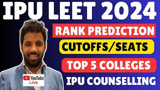 IPU BTECH LATERAL ENTRY 2024  RANK PREDICTION  CUTOFF  TOTAL SEATS  IPU COUSELLING TOP 5 COLLEGE [upl. by Anam569]