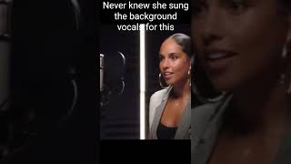 I never knew Alicia Keys sung the background vocals on her song [upl. by Belldas]