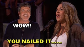 NEW quotAMAZINGquot vocal voice Glennis Grace sing Whitney Houston song Americas Got Talent 2018 [upl. by Ario]