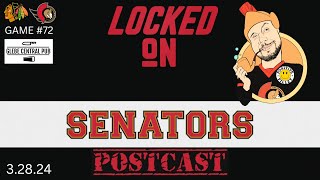 POSTCAST OTTAWA SENATORS SHUTOUT CHICAGO BLACKHAWKS EXTEND WIN STREAK TO FOUR GAMES [upl. by Arty674]