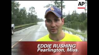 Hurricane Gustav hit the Mississippi coast Monday with driving winds as well as a storm surge that f [upl. by Gerard]