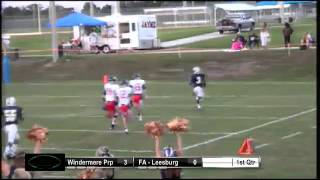 85 yard run by FALeesburg RB [upl. by Kcirtap849]