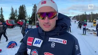 NC Gålå Northug og Skistad etter løpet [upl. by Malorie]