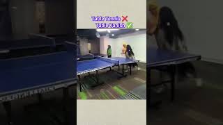 Table Tennis ❌ Table Vanish ✅ 😂 shorts funny viral trending funnymoments funnysports bff [upl. by Rombert]