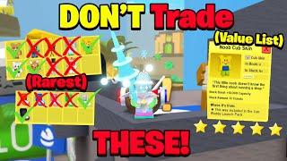 The Value Of Every Sticker amp Beequip How To NOT Get Scammed When Trading Bee Swarm Simulator [upl. by Arayc]