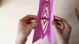 Pop Up Card Templates  Spinning Card [upl. by Tahmosh385]