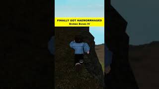 FINALLY GOT HAEMORRHAGED in Roblox Broken Bones IV  Free Games World [upl. by Ordep438]