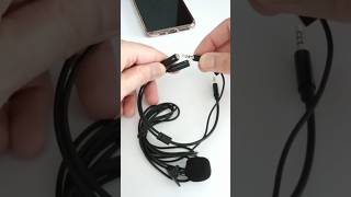 This is how to use the wired clip on microphones on the Apple iPhone  find out here shorts [upl. by Killarney715]