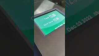 HOW TO USETAP BEEP CARD LRT STATION lrt train short [upl. by Saisoj970]