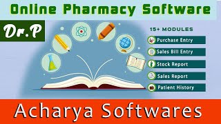 EASY PHARMACY – SIMPLE PHARMACY MANAGEMENT SOFTWARE  ACHARYA SOFTWARES [upl. by Devol]