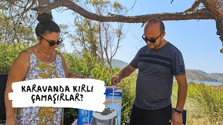 Karavanda Çamaşırlarımızı Nasıl Yıkıyoruz Bood Mini Çamaşır Makinesi Kutu Açılımı ve İlk Yıkama [upl. by Suirrad528]