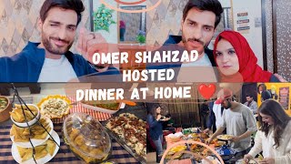 Omer Shahzad Hosted dinner Momina iqbal Muhammad Raeed  11 Dishes Dinner Party [upl. by Analihp653]