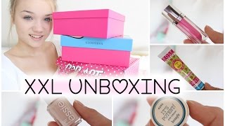 XXL UNBOXING  Glossybox amp Pinkbox [upl. by Figone170]