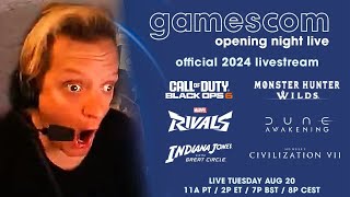 🔴GAMESCOM Opening Night Live 2024  LIVE Reaction [upl. by Mohammad122]