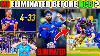 MI ELIMINATED 😱 KKR vs MI 2024 HIGHLIGHTS [upl. by Lorrimer881]