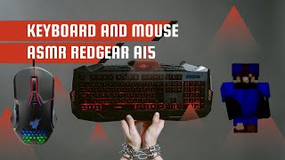 KEYBOARED AND MOUSE ASMR VIDEO REDGEAR A15 [upl. by Neimad]