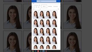 Passport Size Photo in Ms Word laptop computer photo reels viral shorts [upl. by Ymeon]