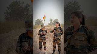 फ़ोज़ी काभी भी डरपोक नहीं होते 🇮🇳💪🏻 army shorts youtubeshorts trending [upl. by Tnarud194]