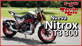 NUEVA NITROX T3 300  Vento  Prueba de manejo  Test Drive  Warrior En Moto 241 [upl. by Monroe286]