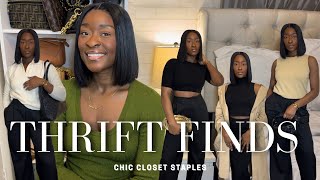 Elevate Your Wardrobe Thrift Store Haul Chic amp Simple Looks [upl. by Newra791]