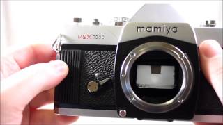 Mamiya MSX 1000 Operating [upl. by Petras719]