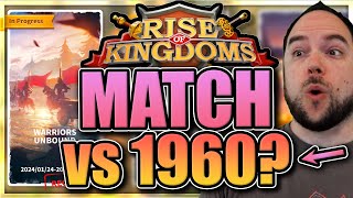 Matchmaking Results Warriors Unbound with 1960 and 1093 also Hermann Wheel in Rise of Kingdoms [upl. by Woll]