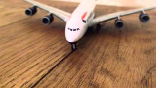 Unboxing Herpa British Airways Airbus A380 1500 Model [upl. by Calvo881]