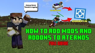 How To Add Mods To Aternos Server In Tagalog MCPE [upl. by Togram]