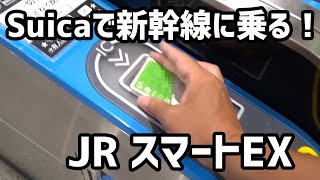 便利でお得！Suicaだけで新幹線に乗れちゃう！ 初スマートEX [upl. by Goodman]