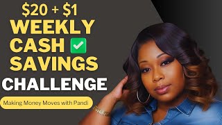 💵💰 Join the 20  1 Wkly Cash Savings Challenge 💸 Lets Save for a Rainy Day Together wk10🌧️ [upl. by Eriha]