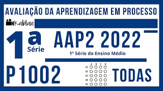 1Âª SÃ‰RIE DO EM  AAP2 CAEd P1002  AVALIAÃ‡ÃƒO DA APRENDIZAGEM EM PROCESSO  LÃNGUA PORTUGUESA [upl. by Lilak]