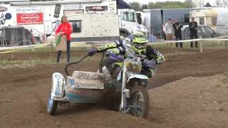 MCLB Beervelde 26 april 2015 zijspannen [upl. by Ebeneser]