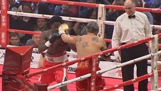 Watch Mickey Rourke defeat Elliot Seymour in Moscow [upl. by Cohberg750]