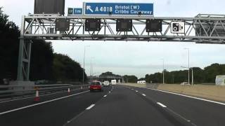 Driving On The M5 Motorway From J7 Worcester To Taunton Deane Services Taunton J25 26 England [upl. by Leemaj798]