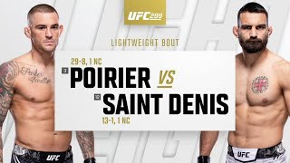 UFC 299 Dustin Poirier vs Benoit Saint Denis Highlights [upl. by Myna]