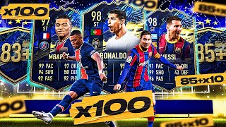 What do you get from 100 x 83 Ultimate Team of the Season Upgrade Packs [upl. by Drof]