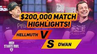 Tom Dwan vs Phil Hellmuth  High Stakes Duel 200000 Match Highlights [upl. by Tsyhtema]