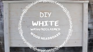 EASY DIY WOOD HEADBOARD FOR UNDER 40 [upl. by Enilrac]